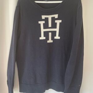 Tommy Hilfiger Dark Blue Crew Neck Sweater xxl
